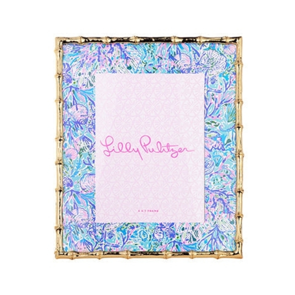 Lilly Pulitzer Bamboo Picture Frame